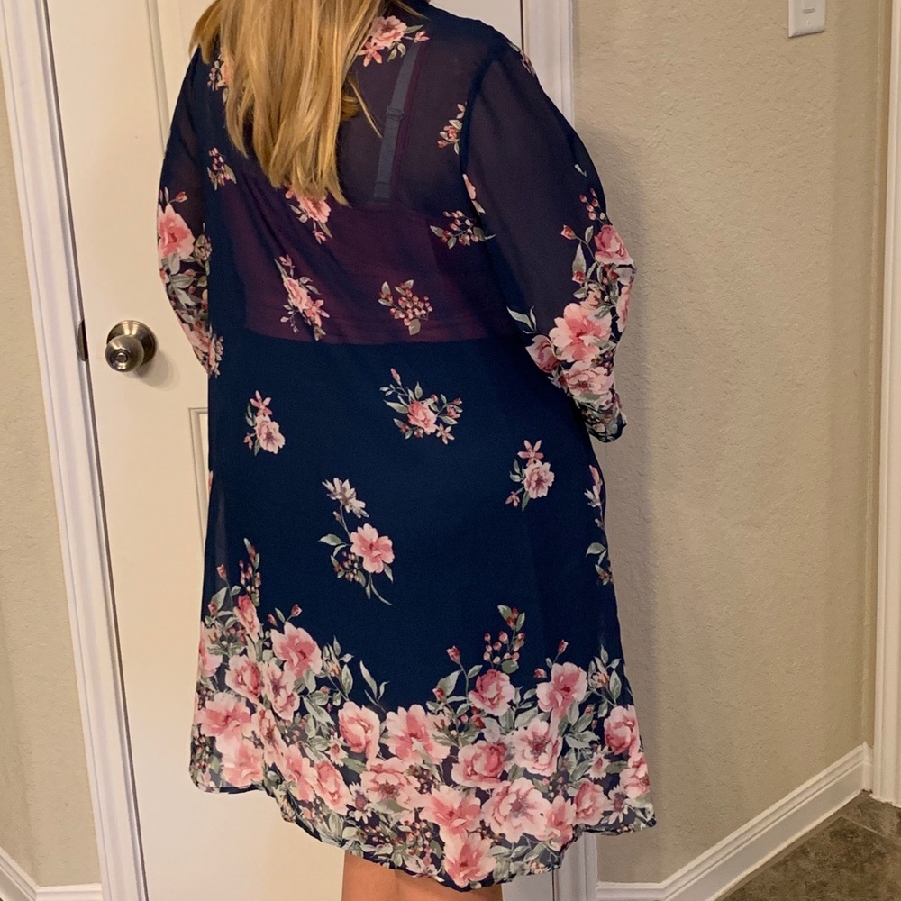 Plus size beautiful open kimono - Picture 4 of 6